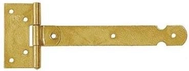 Gond tournant pour portail 200 × 30 × 2 mm, acier zingué jaune