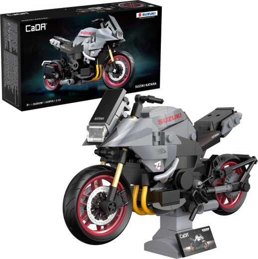 CaDA Suzuki Katana Motorcycle Building Set 1:12 (310 pieces)