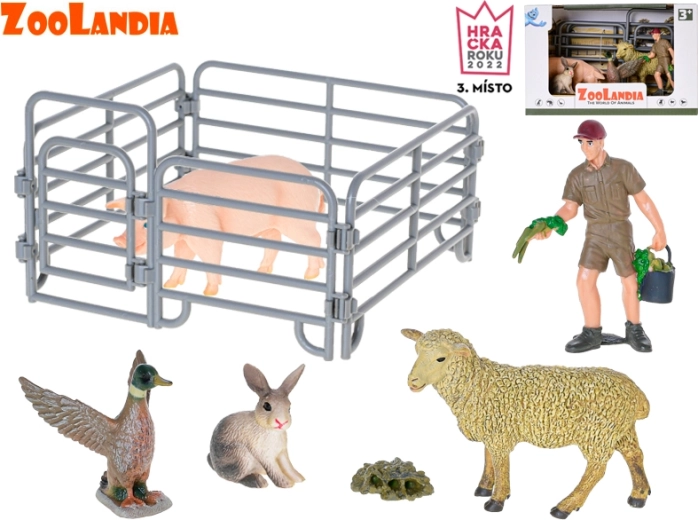 Zoolandia set schaap en varken met accessoires