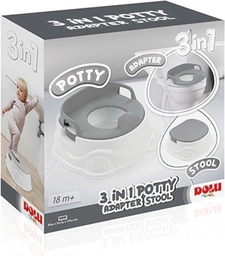 Children's Potty 3-in-1 Grey
