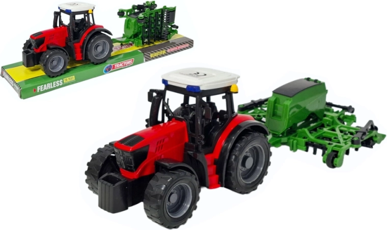 Tractor with Seeding Machine