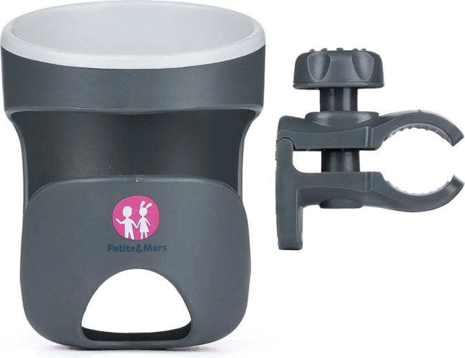 PETITE & MARS porte-boisson Handy Grey pour poussette