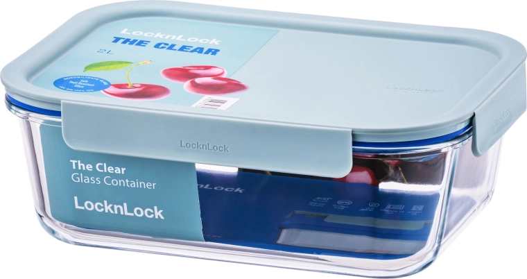 Bocal en verre borosilicaté 2 l menthe