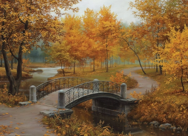 EUROGRAPHICS Puzzle Autumn in the Old Park 1000 pieces