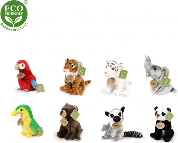 Exotic Plush Animals 15 cm Eco-friendly