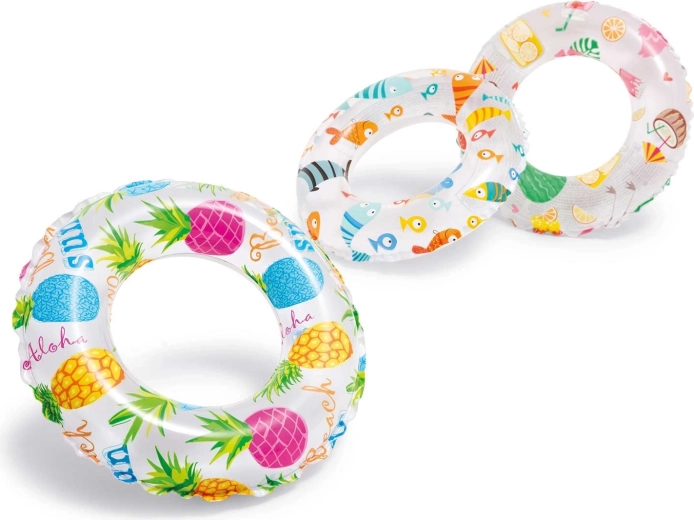 Bouée gonflable 51 cm INTEX – motifs d’été