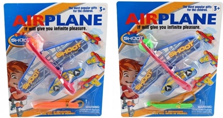 Foam airplane with launcher