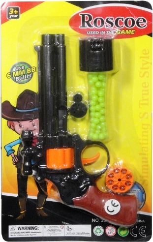 Trifox pistool 2-in-1 voor knalcapsules en plastic balletjes