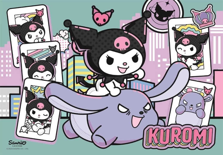Clementoni puzzel Kuromi 104 stukjes