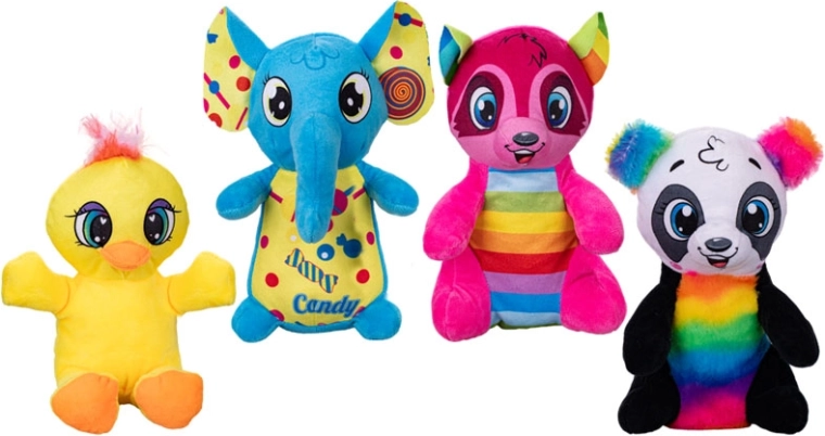 Pluchen knuffeldier 21 cm – zachte knuffel voor baby’s