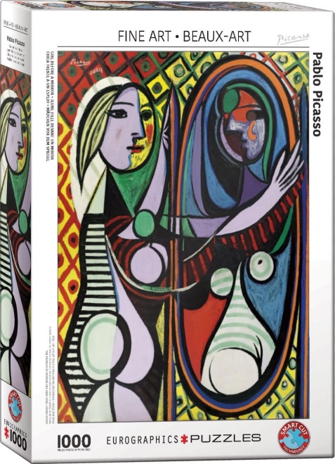 EUROGRAPHICS puzzle Girl in Front of a Mirror – 1000 pieces