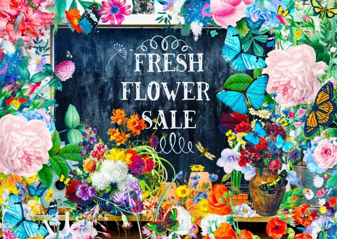 Enjoy puzzle Flower Sale 1000 pieces