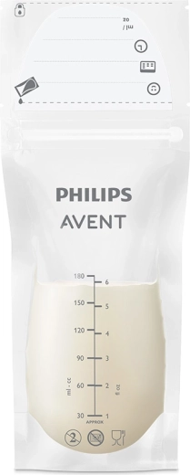Philips Avent zakjes voor moedermelk 180 ml, 25 stuks