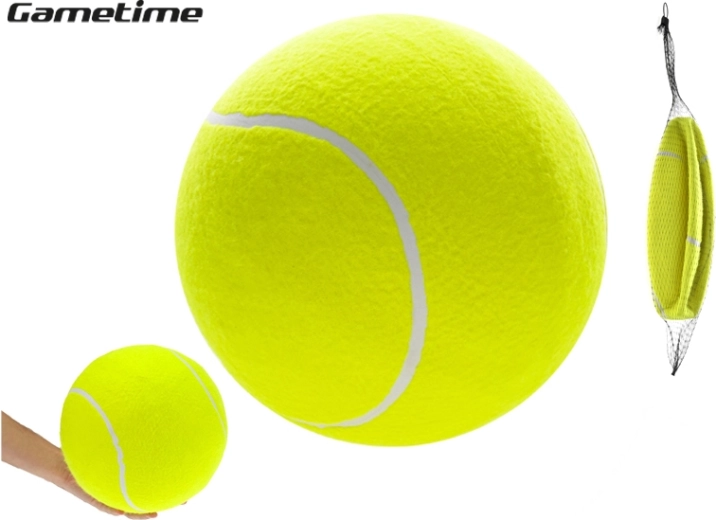 Balle de tennis géante 24 cm en filet GAMETIME