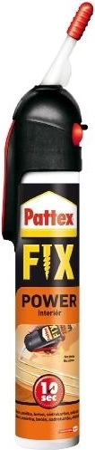 Pattex Power Fix DIY zelfdosserende montagelijm voor interieur 250 g