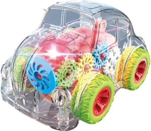 Voiture transparente avec effets lumineux et sonores