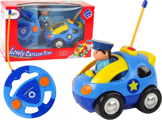 Remote-Control Police Car with Lights and Sounds for Toddlers