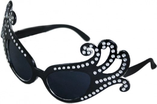 Carnival Glasses Lady G Black