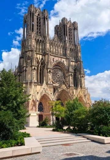 Puzzle Vue sur la cathédrale de Reims 1000 pièces BLUEBIRD