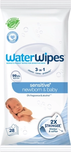 Lingettes humides WaterWipes Newborn & Baby 3en1 28 pcs