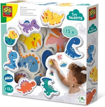 SES Dinosaures pour le bain – autocollants en mousse