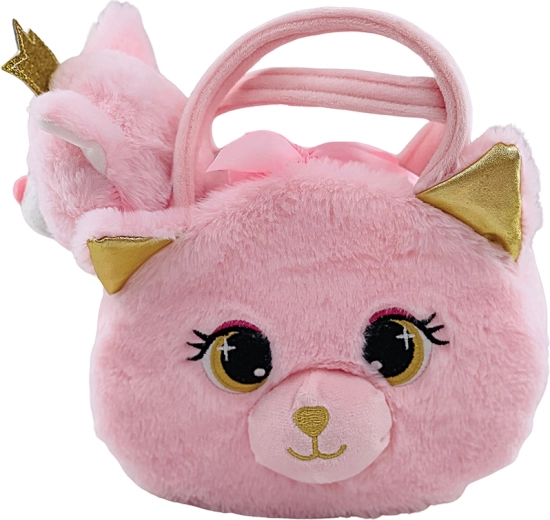 Sac à main en peluche chat avec son chaton Růženka