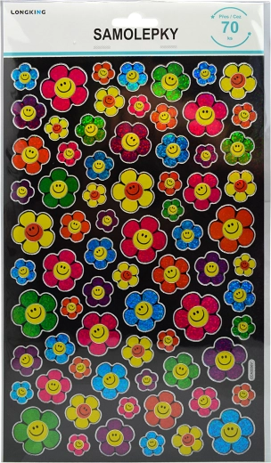 Autocollants fleurs – lot de 100 pcs