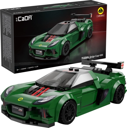 Bouwset CaDA raceauto LOTUS Exige Cup 430 – 319 onderdelen (schaal 1:24)