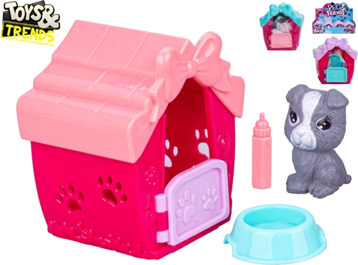 Hondje met hondenhok en accessoires Toys&Trends