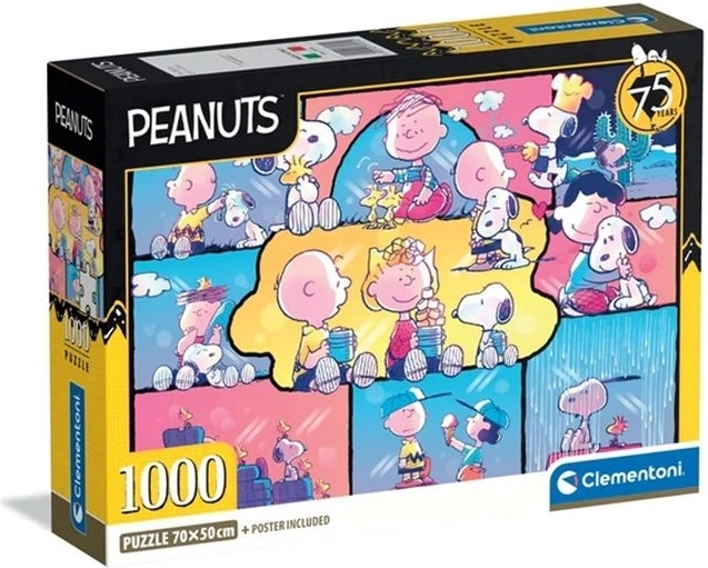 Clementoni Compact Puzzle 1000 Pieces Peanuts