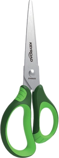 Keyroad Soft School Scissors 15 cm green