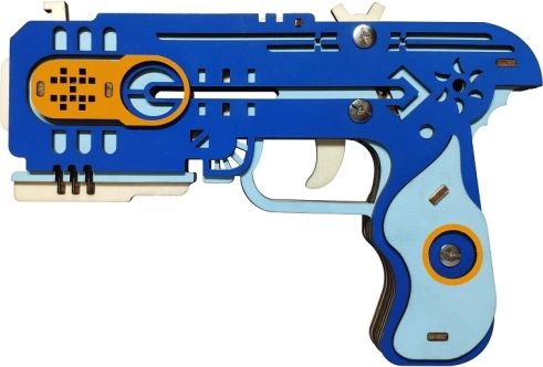 Wooden 3D Puzzle Dragon Slayer Rubber Band Gun