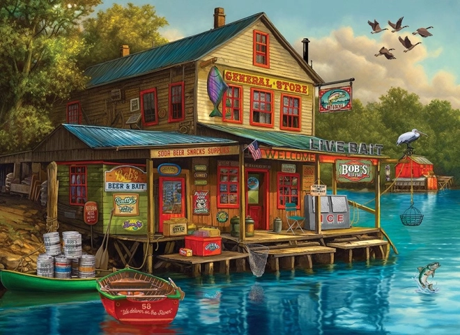 Puzzle Shop Bob's Beer & Bait 1000 pieces