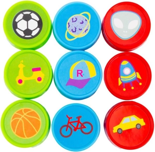 Astra geurende stempels voor jongens, set van 9 stuks