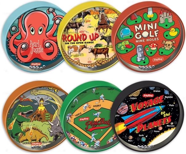 Schylling mini knikkerdoolhof – zakspel voor behendigheidstraining