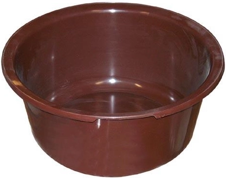 Plastic sink 42 cm brown