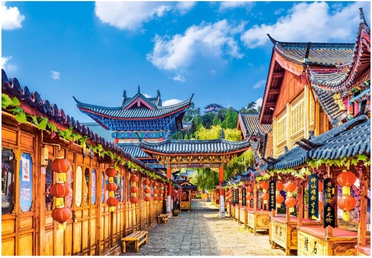 Puzzle Lijiang, Chine 1000 pièces