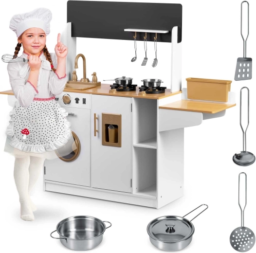 Cuisine en bois pour enfants RICOKIDS avec accessoires