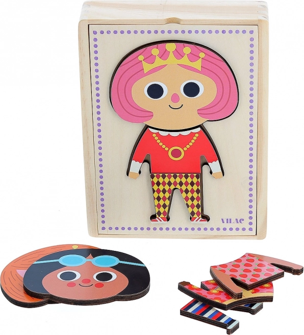 Vilac Dress-up Puzzle Jade