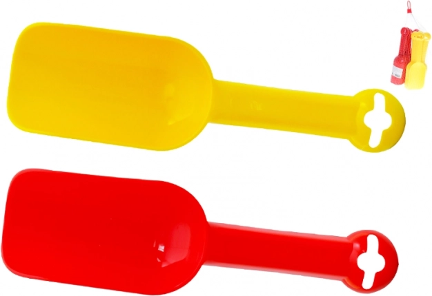 Schep 24,5 cm 12 stuks in netje