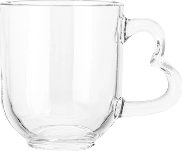 Altom Design mug with heart-shaped handle, 310 ml