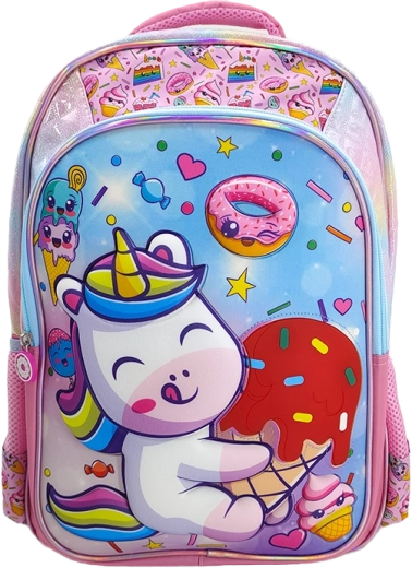 Light-up School Backpack Unicorn 43 cm