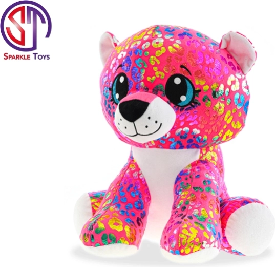 Plüsch-Leopard Rainbow Star Sparkle 24 cm sitzend