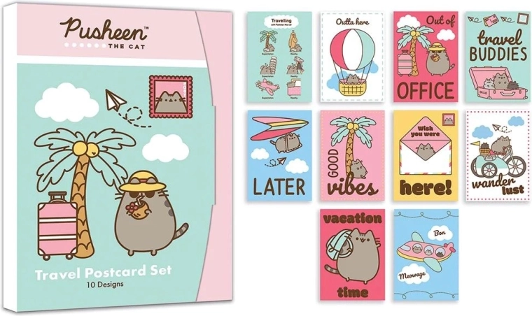Set de cartes postales Pusheen