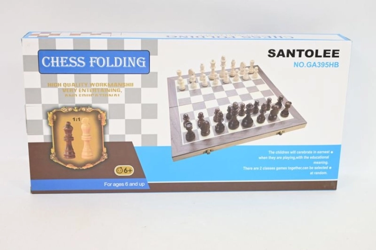 Échecs magnétiques en bois Premium 39,5 × 39,5 cm