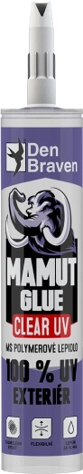 Transparent adhesive MAMUT GLUE CLEAR UV, 290 ml