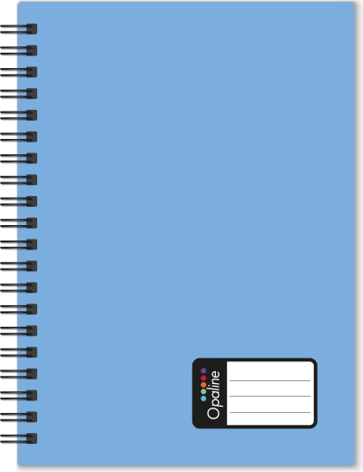 A4 Notebook with Twin-Wire Binding Opaline, Pastel Blue