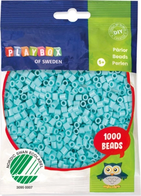 Playbox Bügelperlen Pastell Türkis 1000 Stk.