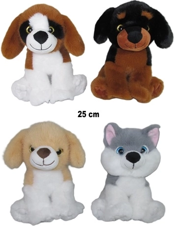 Plush Dog 25 cm (random design)