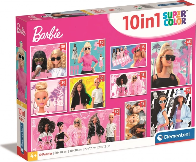 CLEMENTONI BARBIE Puzzle 10 in 1